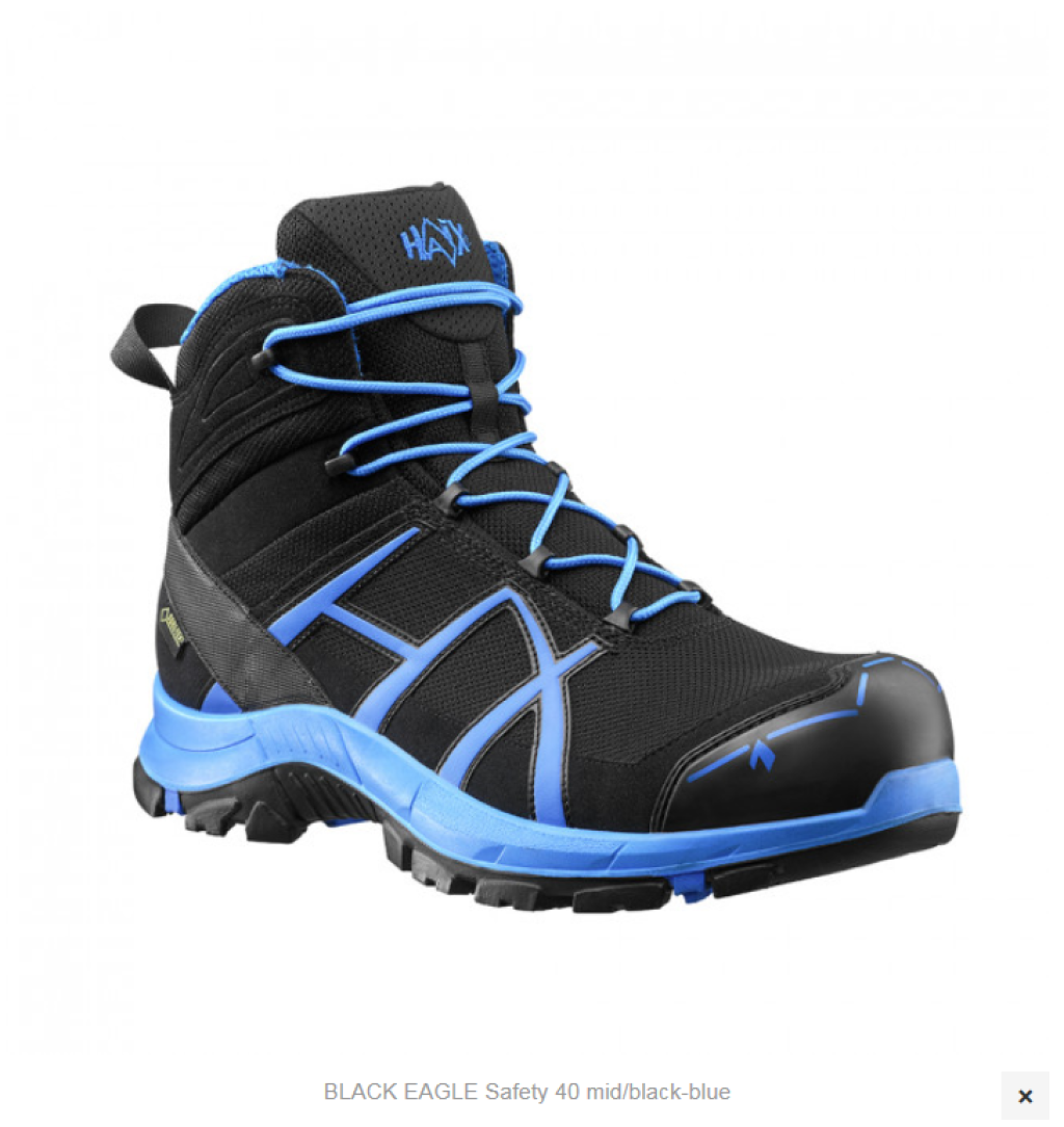 Haix BLACK EAGLE Safety 40 mid/black-blue uk 10.5